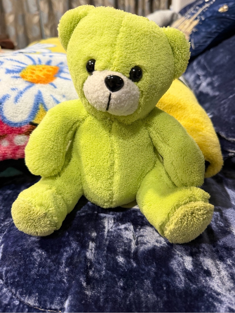 Plush Green Teddy Bear Stuffed Toy - Soft Children's Plush